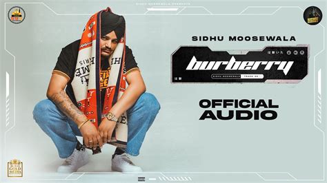 sidhu moose wala burberry listen